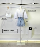 Sơ mi BROCHU WALKER tay lỡ