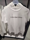 Tshirt CALVIN trắng logo chữ