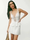 Áo 2 dây REFORMATION viền ren