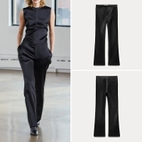 Quần ZARA đen bóng