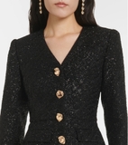 Váy SELF PORTRAIT dạ bling chân midi