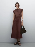 Váy MASSIMO DUTTI nâu chun eo