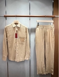 Set linen LORO PIANA áo+ quần
