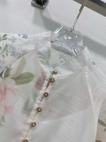 Set Zimmermann áo + chân váy hoa dài
