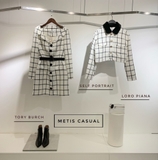 Váy SELF PORTRAIT kẻ caro kèm belt