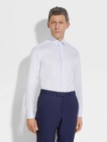 Sơ mi ZEGNA kẻ 2 màu
