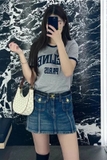 Chân váy Jeans CELINE ngắn