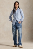 Sơ mi oxford RALPH LAUREN logo ngựa màu