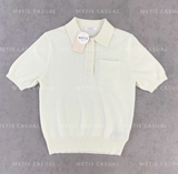 Áo len cashmie THE ROW cộc tay