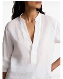 Sơ mi RALPH LAUREN linen cổ V