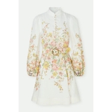 Váy ZIMMERMAN trắng hoa thân