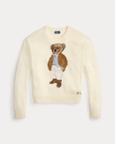 Áo len RALPH LAUREN kem gấu nâu