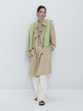 trendcoat MASSIMO DUTTI khaki 2024