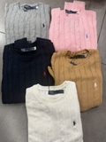 Áo len RALPH LAUREN cổ tròn dài tay 5 màu