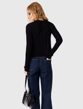 Set MAJE cardigan + áo 2 dây đen