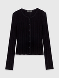 Set MAJE cardigan + áo 2 dây đen