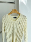 Áo len RALPH LAUREN cổ V dài tay 3 màu