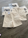 Quần Sooc Zara kem