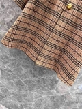 Áo dạ CELINE kẻ nâu
