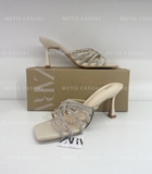 Guốc ZARA quai đá