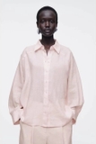 Sơ mi COS hồng linen