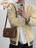 Cardigan Celin kem logo sau lưng