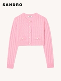 Cardigan SANDRO khuy ngọc
