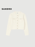 Cardigan SANDRO kem túi ngực