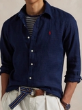 Sơ mi RALPH LAUREN linen 2025