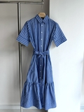 Váy sơ mi RALPH LAUREN kẻ xanh
