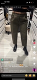 Quần baggy ZARA kèm belt