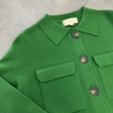 Áo len SE'ZANE cổ bẻ túi ngực