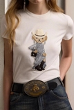 Tshirt RALPH LAUREN gấu khuyên tai tag tím