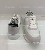 Sneaker Massimo Dutti trắng cải ghi
