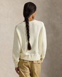 Áo len RALPH LAUREN kem gấu nâu