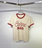 Tshirt CELINE chữ đỏ