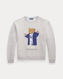 Áo nỉ RALPH LAUREN ghi gấu quàng khăn