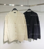 Cardigan THEORY dáng dài 2 màu