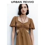 Váy URBAN REVIVIO nâu cut eo