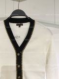 Cardigan JORYA trắng viền đen