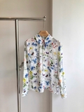 Sơ mi ALICE OLIVIA họa tiết hoa màu sắc