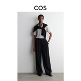 Áo cộc COS cổ bẻ 2 màu