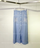 Chân váy SANDRO xanh