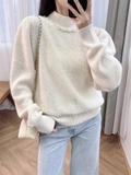 Áo len SANDRO cổ viền ngọc