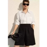 Sơ mi COS linen đuôi tôm 2 màu