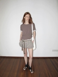 Tshirt MASSIMO DUTTI cộc viền bèo