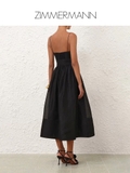 Váy ZIMMERMANN 2 dây đen dài