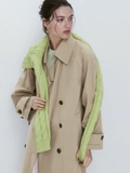 trendcoat MASSIMO DUTTI khaki 2024