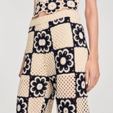 Quần SANDRO len móc