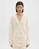 Cardigan THEORY dáng dài 2 màu